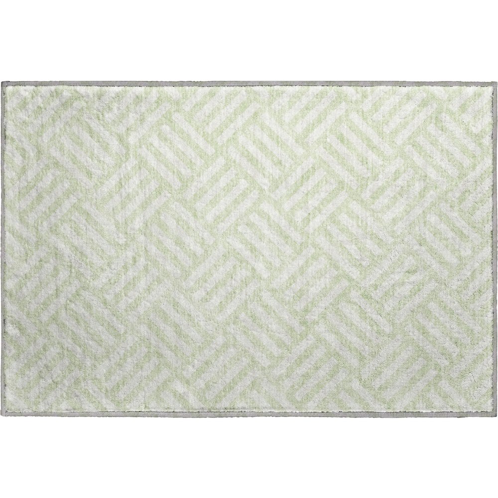 Premium Machine Washable Mayfield  Mint 1'8" x 2'6" Rug. Picture 1