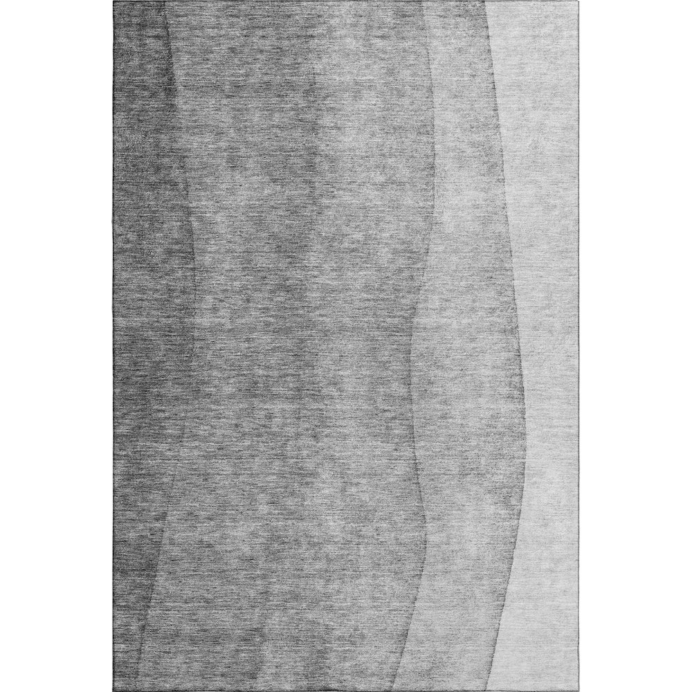 Premium Machine Washable Mayfield  Gray 2'6" x 3'10" Rug. Picture 1