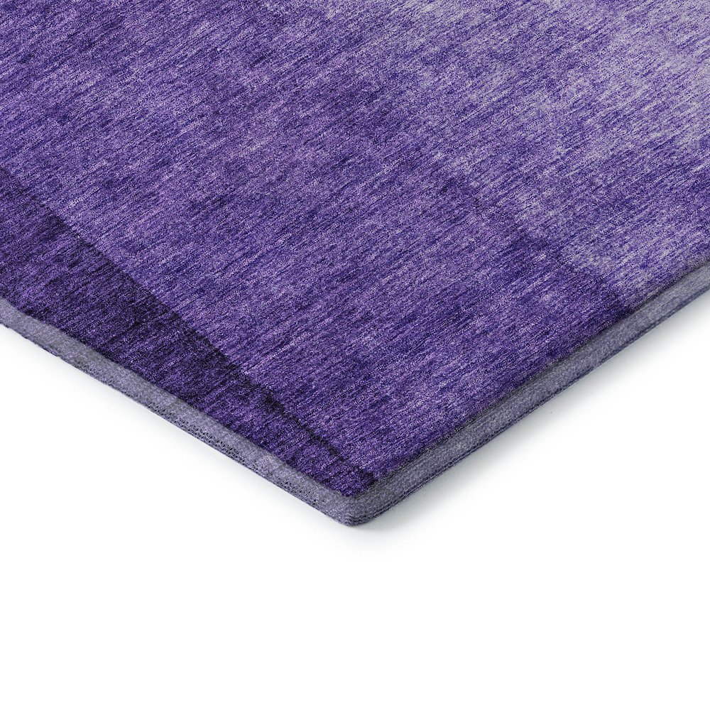 Premium Machine Washable Mayfield  Purple 1'8" x 2'6" Rug. Picture 3