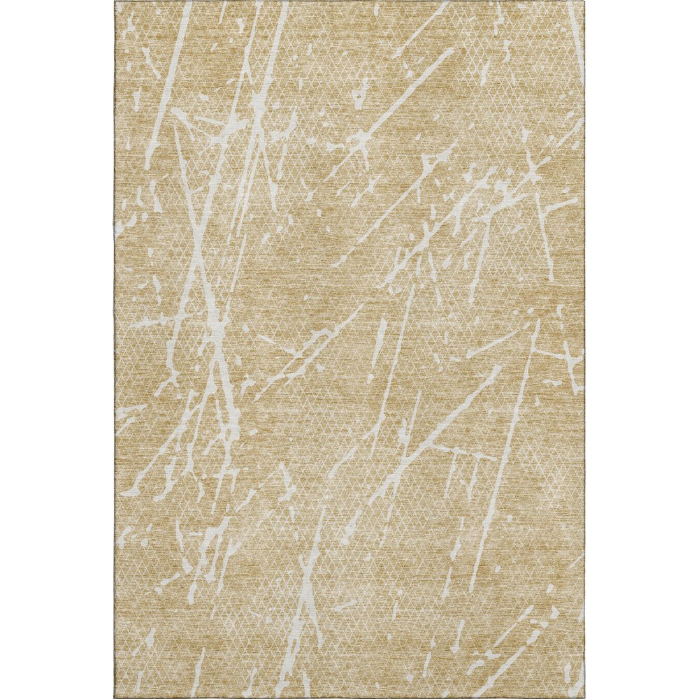 Premium Machine Washable Mayfield  Beige 2'6" x 3'10" Rug. Picture 1