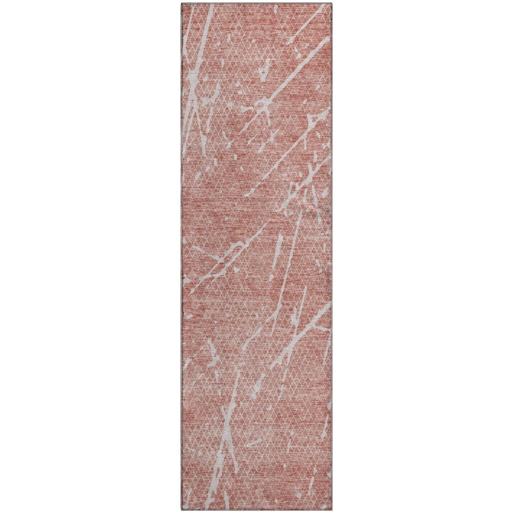 Premium Machine Washable Mayfield  Blush 2'3" x 7'6" Runner Rug. Picture 1