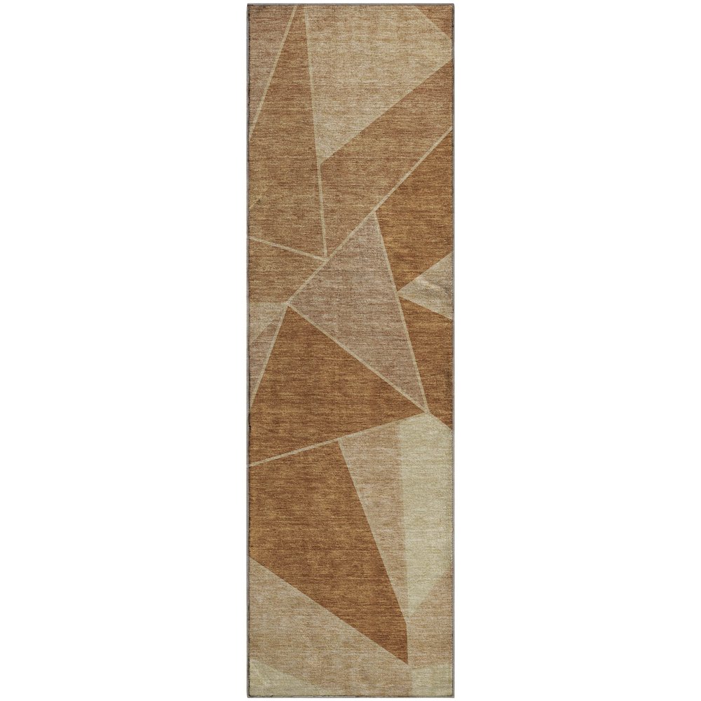 Premium Machine Washable Mayfield  Paprika 2'3" x 7'6" Runner Rug. Picture 1