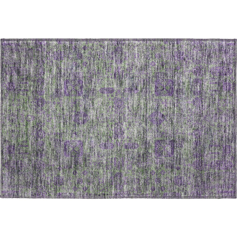 Premium Machine Washable Mayfield  Fern 1'8" x 2'6" Rug. Picture 1
