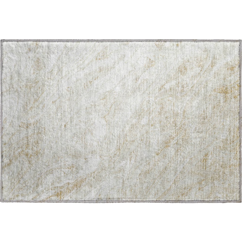 Premium Machine Washable Mayfield  Ivory 1'8" x 2'6" Rug. Picture 1