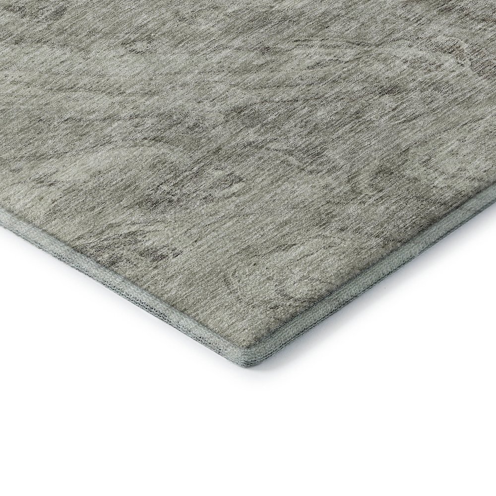 Premium Machine Washable Mayfield  Taupe 1'8" x 2'6" Rug. Picture 3