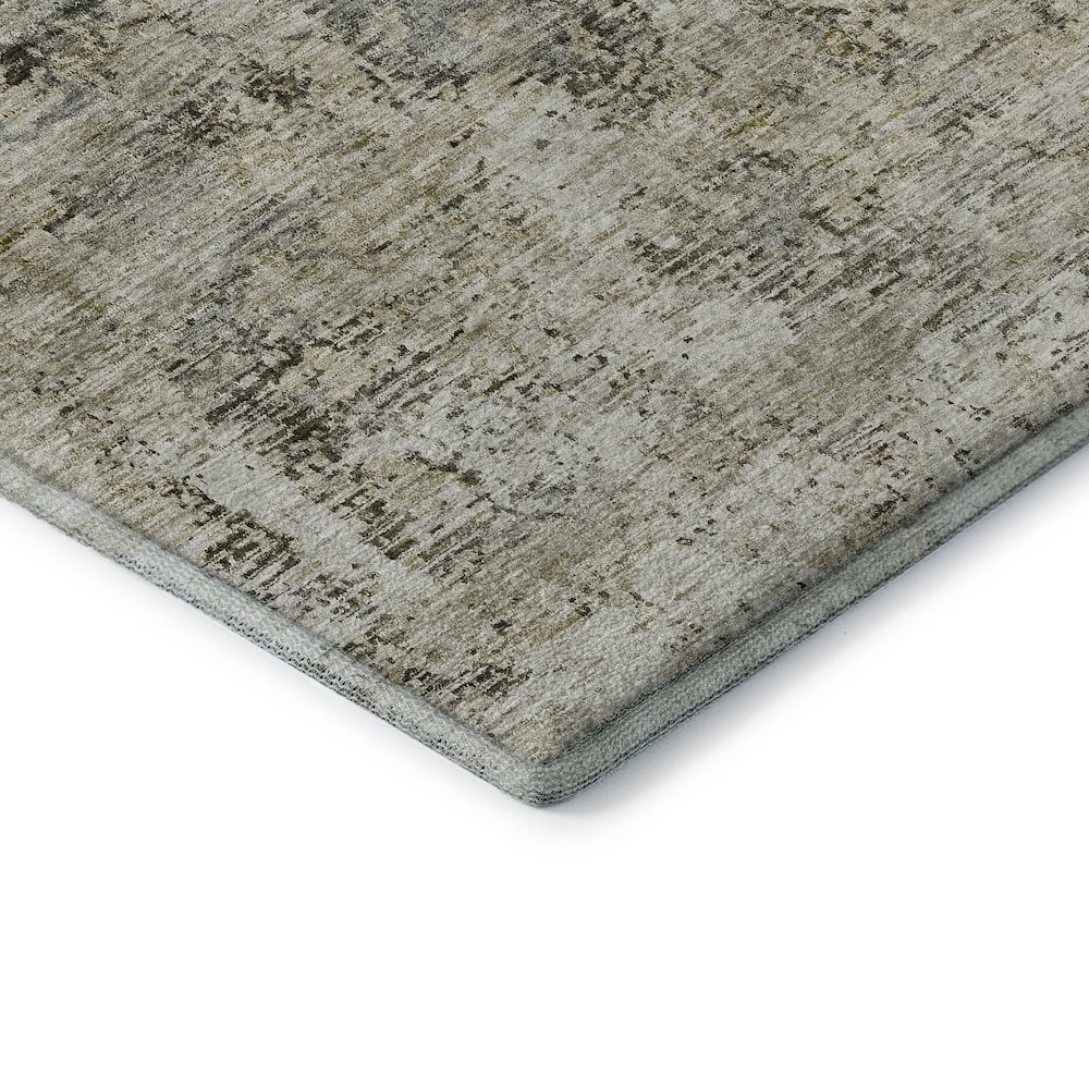 Premium Machine Washable Mayfield  Taupe 1'8" x 2'6" Rug. Picture 3