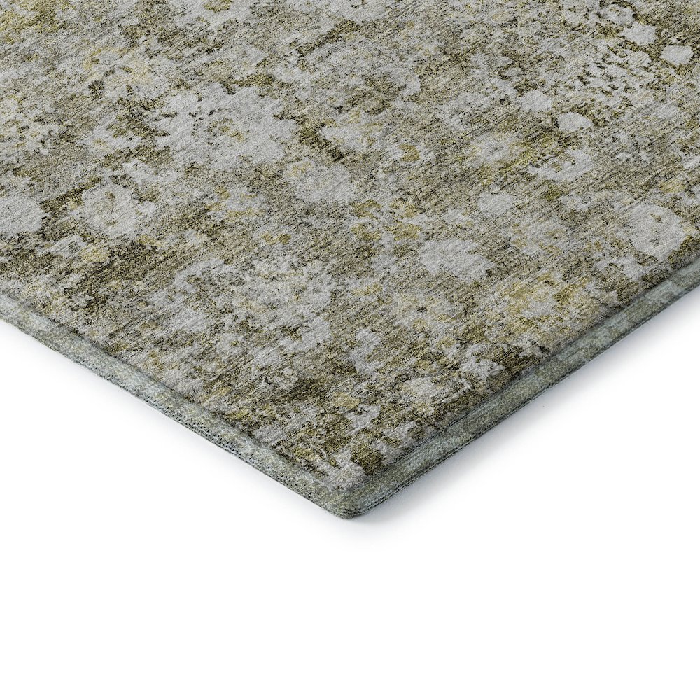 Premium Machine Washable Mayfield  Taupe 1'8" x 2'6" Rug. Picture 3