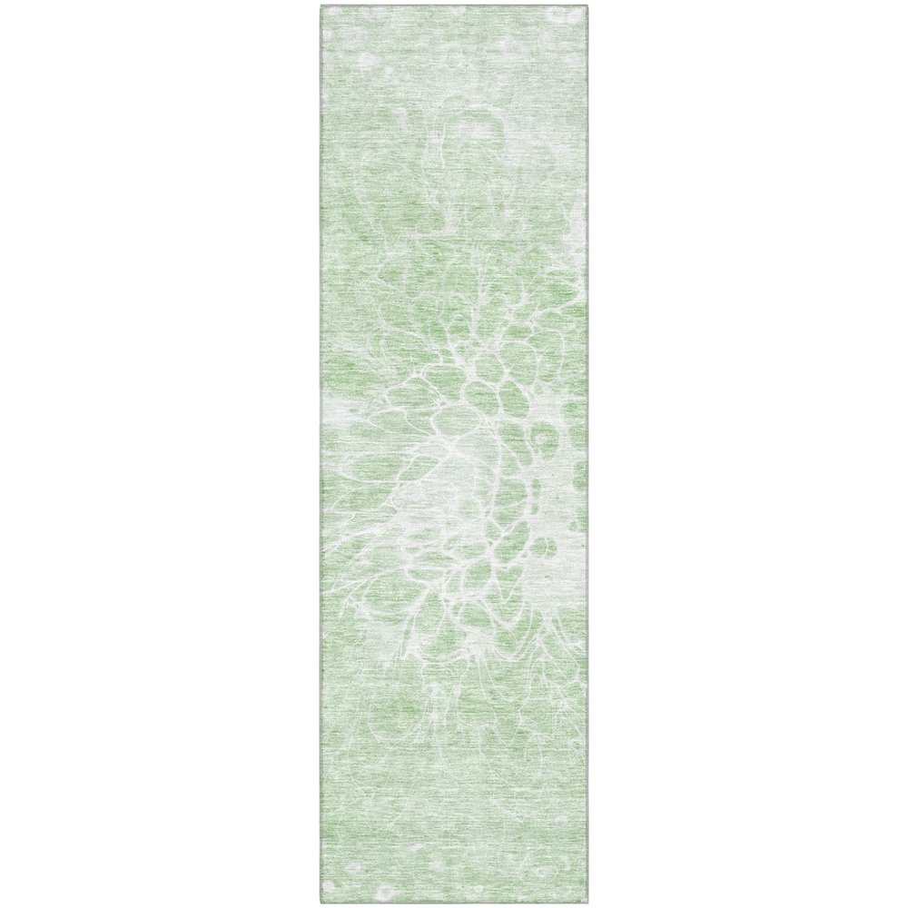 Premium Machine Washable Mayfield AMF653 Mint 2'3" x 7'6" Runner Rug. Picture 1