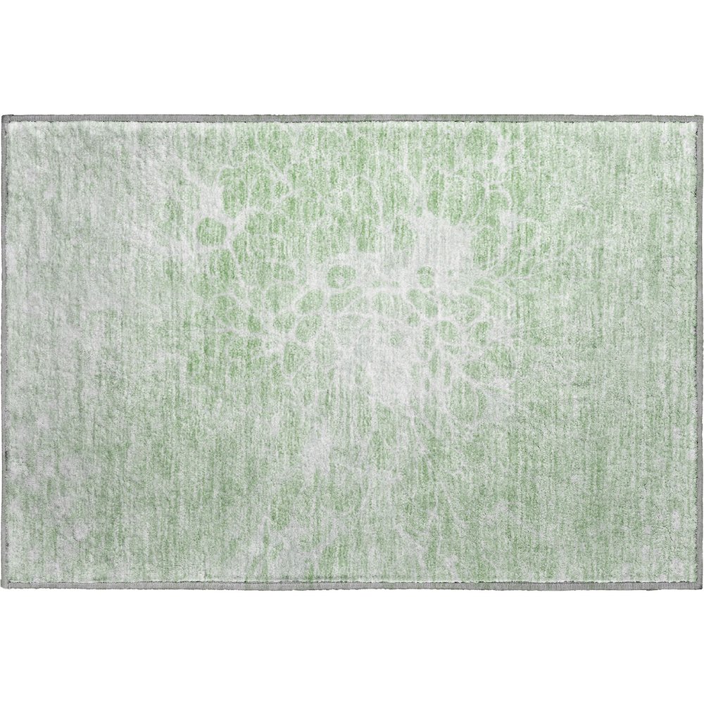 Premium Machine Washable Mayfield AMF653 Mint 1'8" x 2'6" Rug. Picture 1