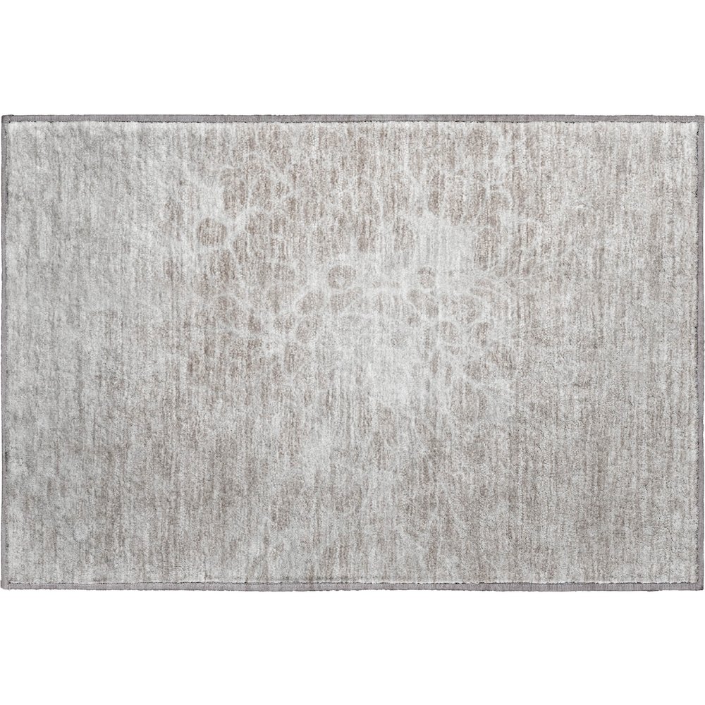 Premium Machine Washable Mayfield AMF653 Taupe 1'8" x 2'6" Rug. Picture 1