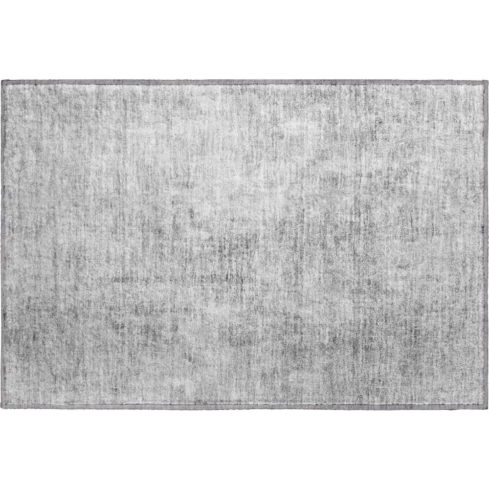 Premium Machine Washable Mayfield AMF656 Gray 1'8" x 2'6" Rug. Picture 1