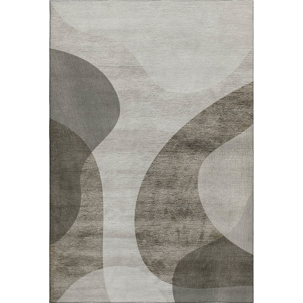 Premium Machine Washable Mayfield AMF657 Taupe 2'6" x 3'10" Rug. Picture 1