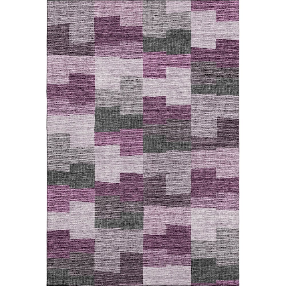Premium Machine Washable Mayfield AMF659 Merlot 2'6" x 3'10" Rug. Picture 1