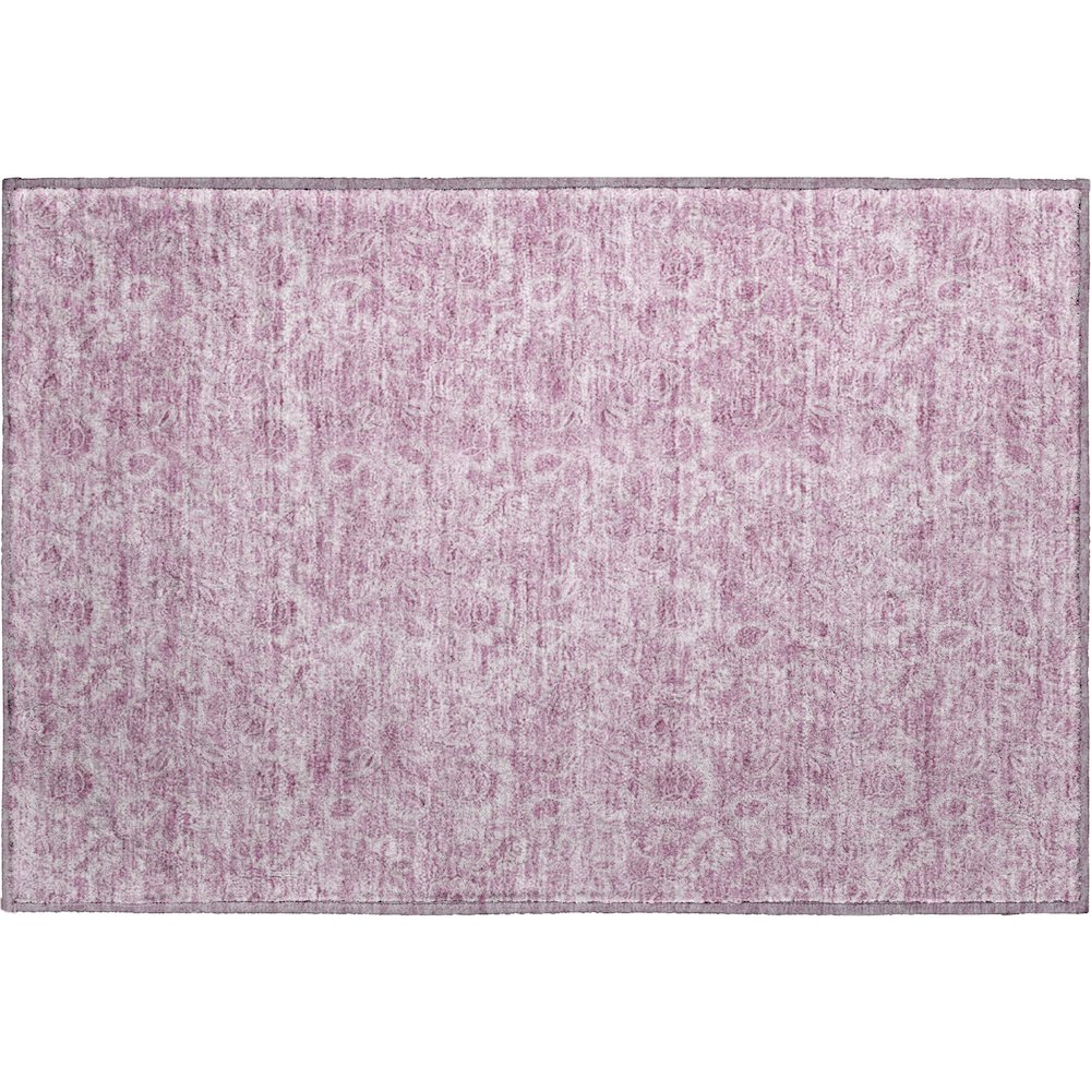 Premium Machine Washable Mayfield AMF662 Blush 1'8" x 2'6" Rug. Picture 1