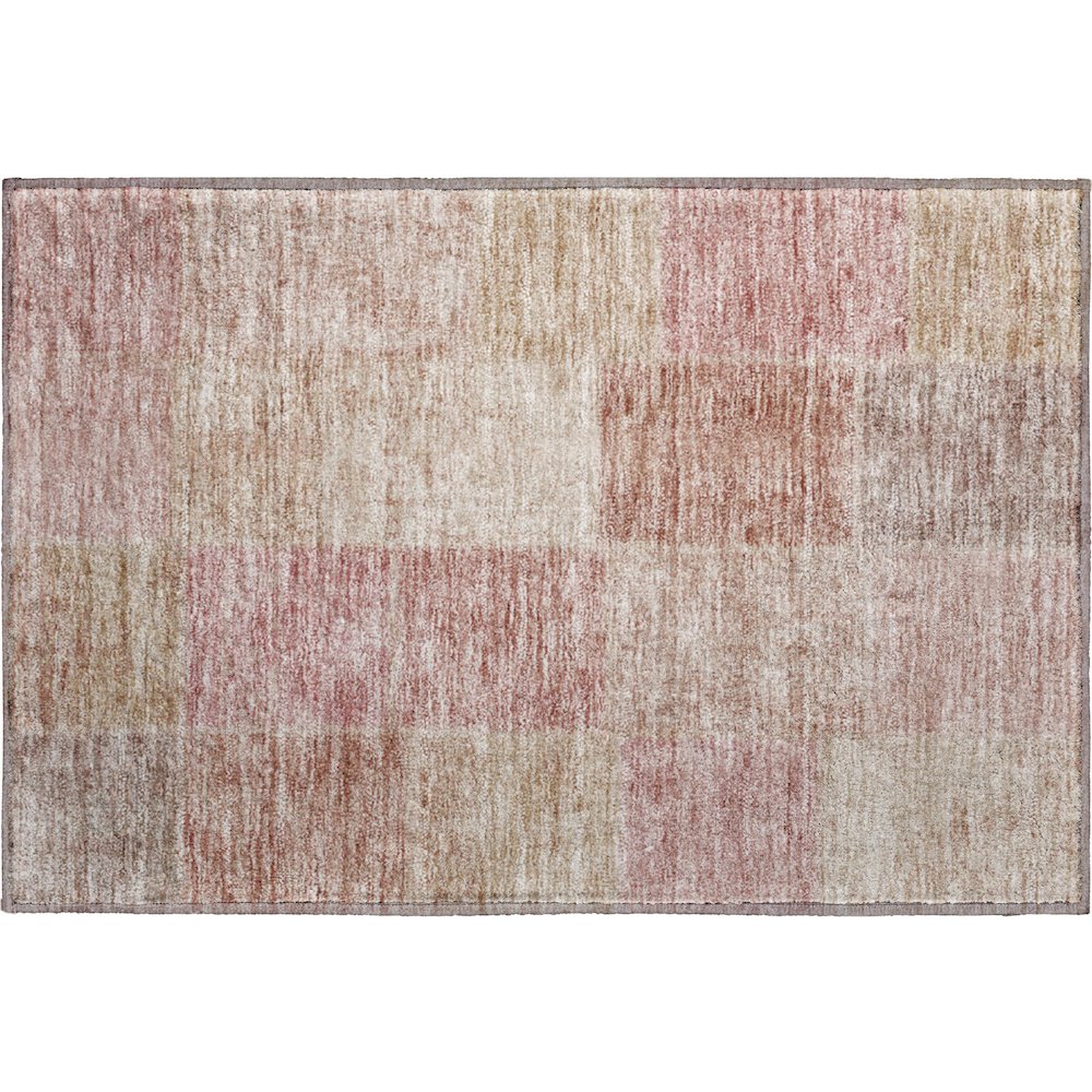 Premium Machine Washable Mayfield AMF664 Blush 1'8" x 2'6" Rug. Picture 1