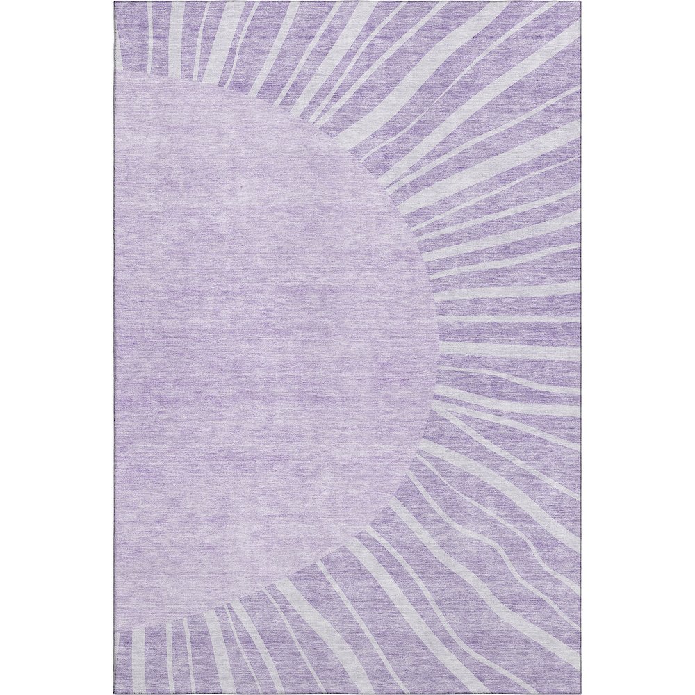 Premium Machine Washable Mayfield AMF668 Lavender 2'6" x 3'10" Rug. Picture 1