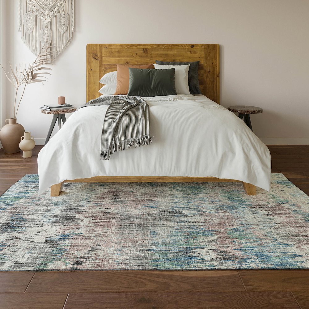 Premium Machine Washable Mayfield  Multi 2'6" x 3'10" Rug. Picture 6