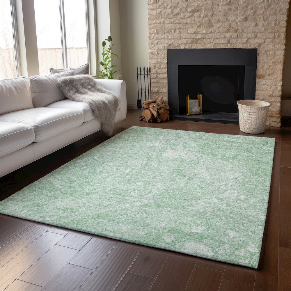 Premium Machine Washable Mayfield AMF670 Mint 2'6" x 3'10" Rug. Picture 6