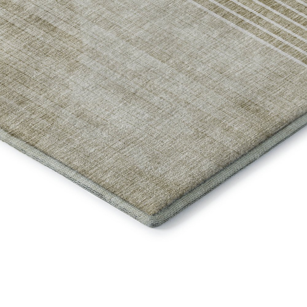 Premium Machine Washable Mayfield AMF676 Taupe 1'8" x 2'6" Rug. Picture 3