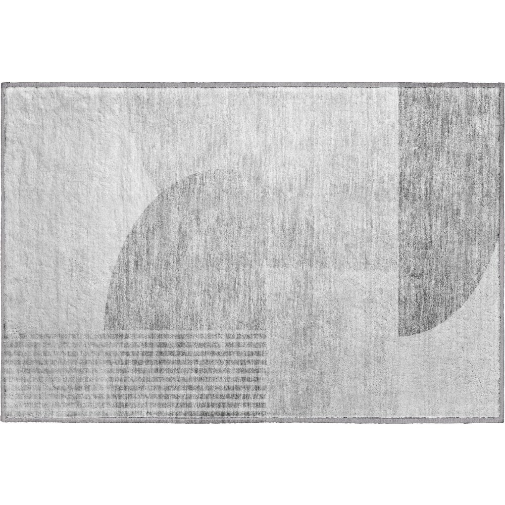 Premium Machine Washable Mayfield AMF678 Gray 1'8" x 2'6" Rug. Picture 1
