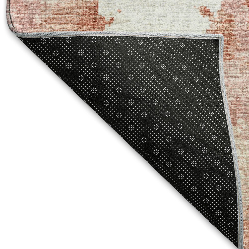 Premium Machine Washable Mayfield  Pink 1'8" x 2'6" Rug. Picture 2