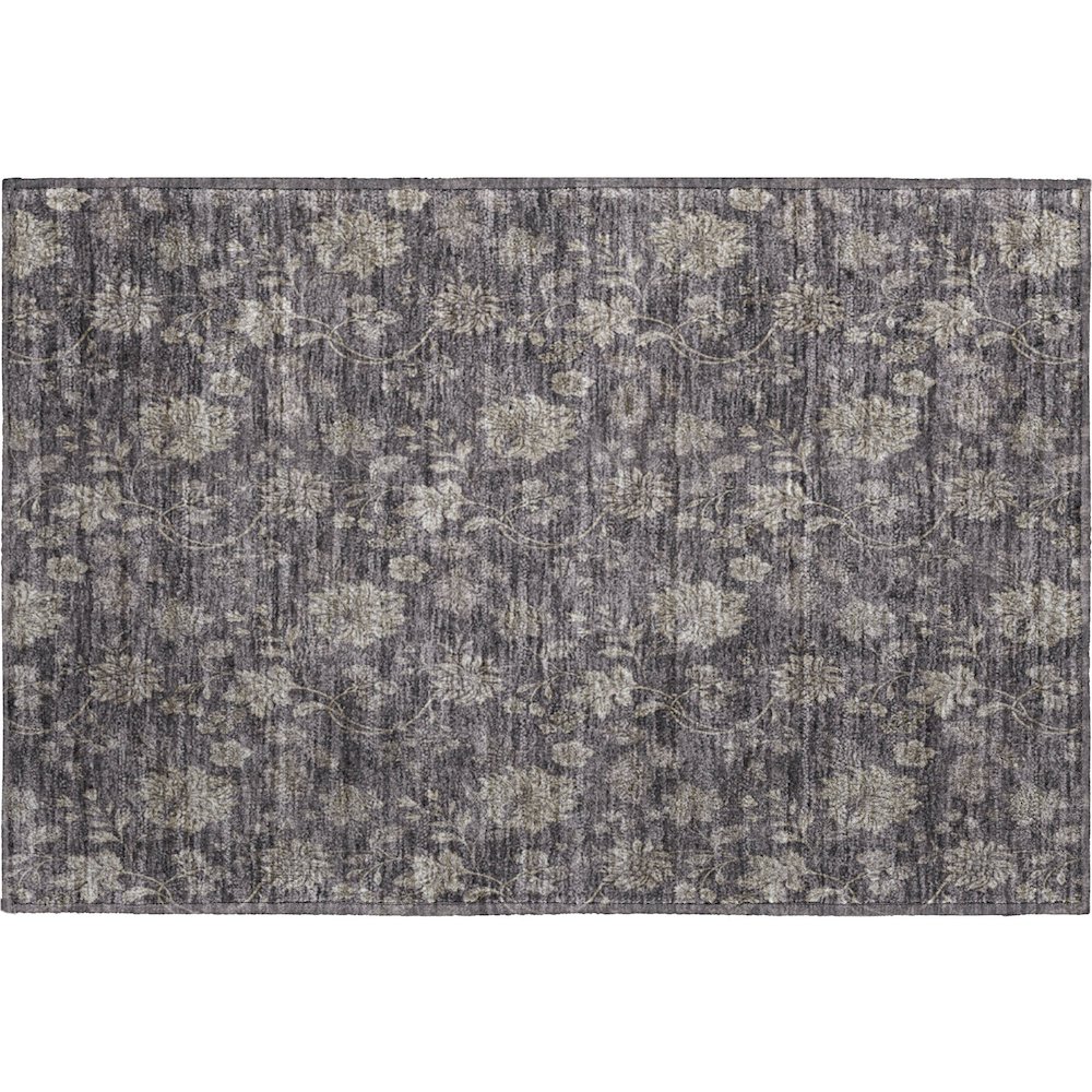 Premium Machine Washable Mayfield AMF680 Taupe 1'8" x 2'6" Rug. Picture 1