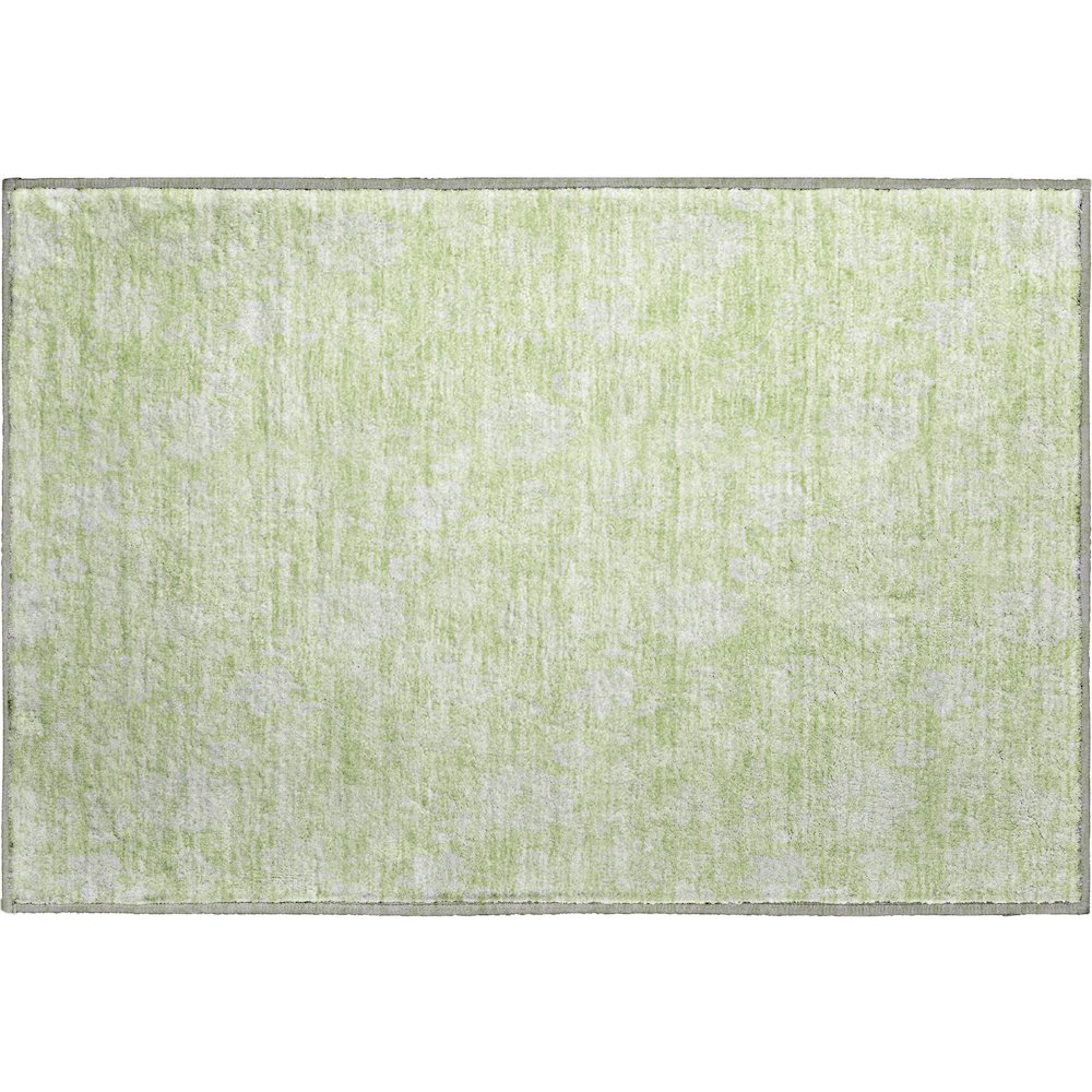Premium Machine Washable Mayfield AMF681 Aloe 1'8" x 2'6" Rug. Picture 1