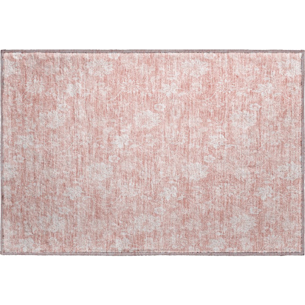 Premium Machine Washable Mayfield AMF681 Pink 1'8" x 2'6" Rug. Picture 1
