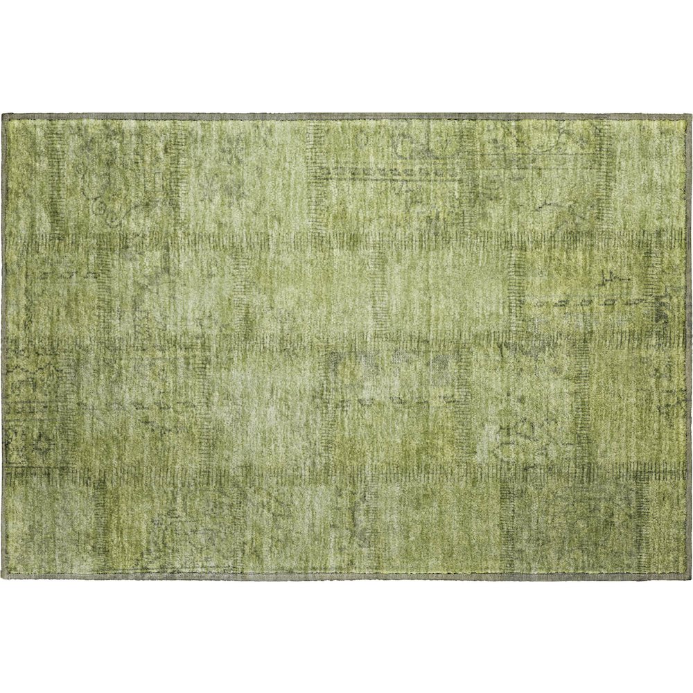 Premium Machine Washable Mayfield AMF685 Fern 1'8" x 2'6" Rug. Picture 1