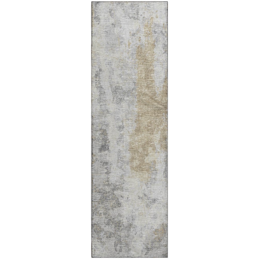Premium Machine Washable Mayfield  Moody 2'3" x 7'6" Runner Rug. Picture 1