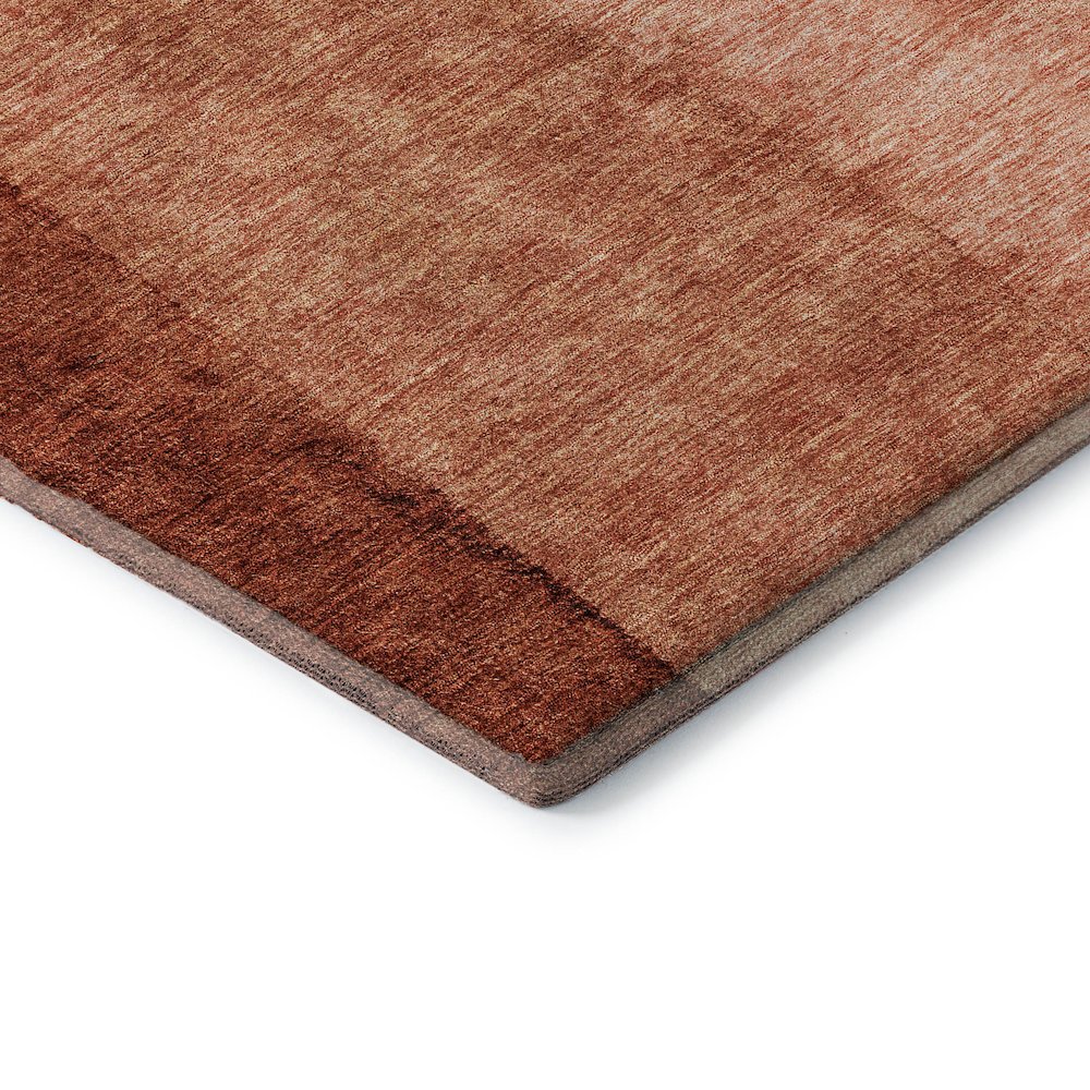 Premium Machine Washable Mayfield AMF690 Paprika 1'8" x 2'6" Rug. Picture 3