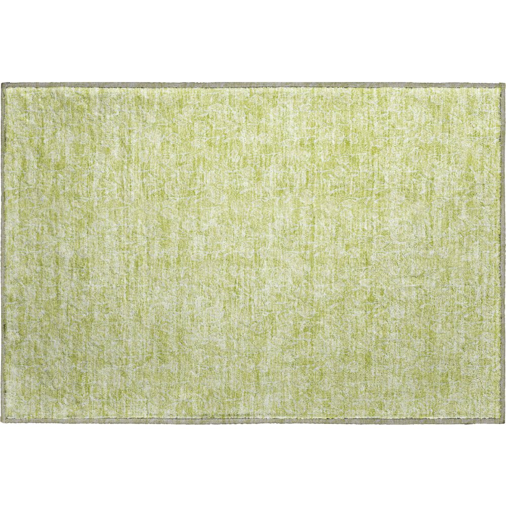 Premium Machine Washable Mayfield AMF691 Aloe 1'8" x 2'6" Rug. Picture 1