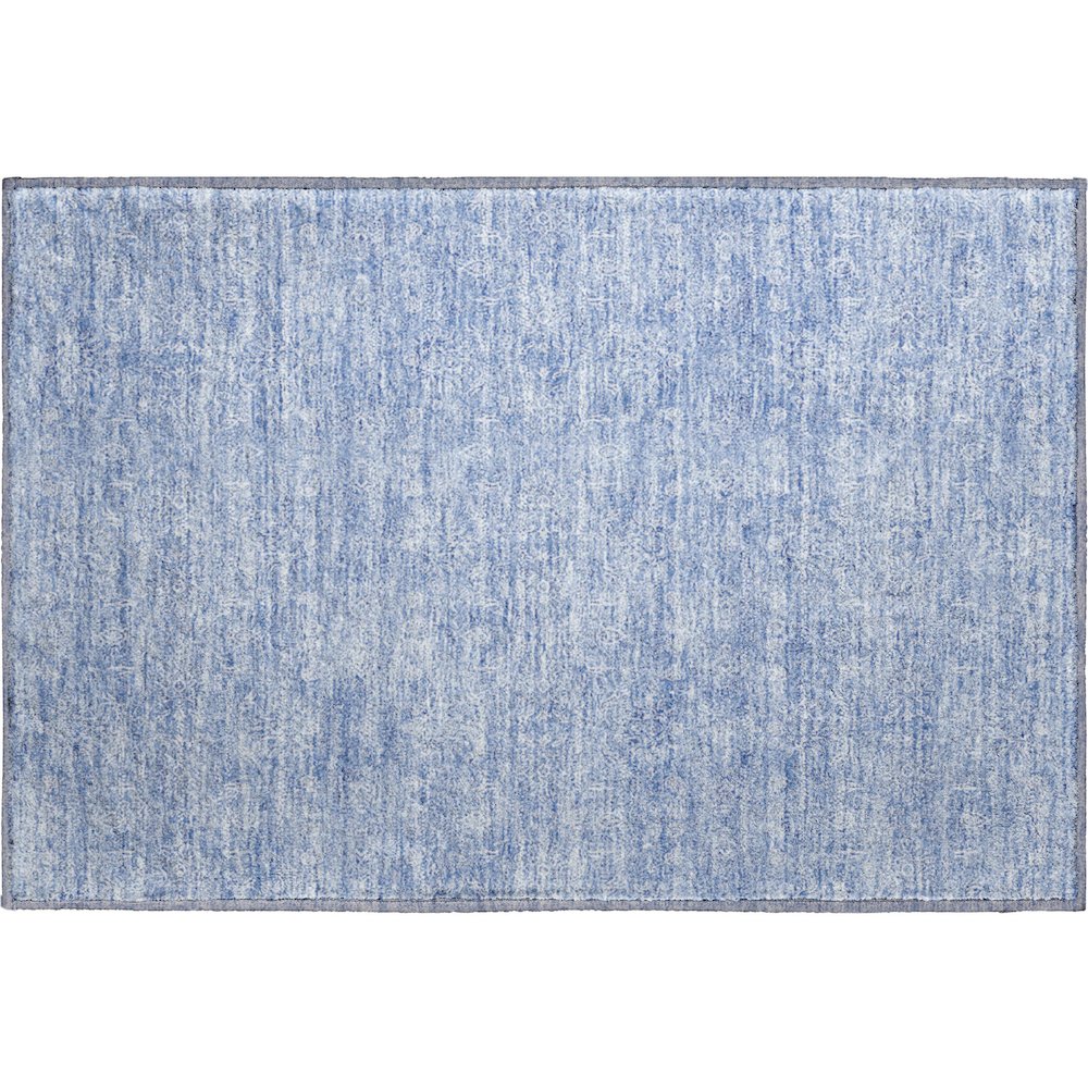 Premium Machine Washable Mayfield AMF703 Sky 1'8" x 2'6" Rug. Picture 1