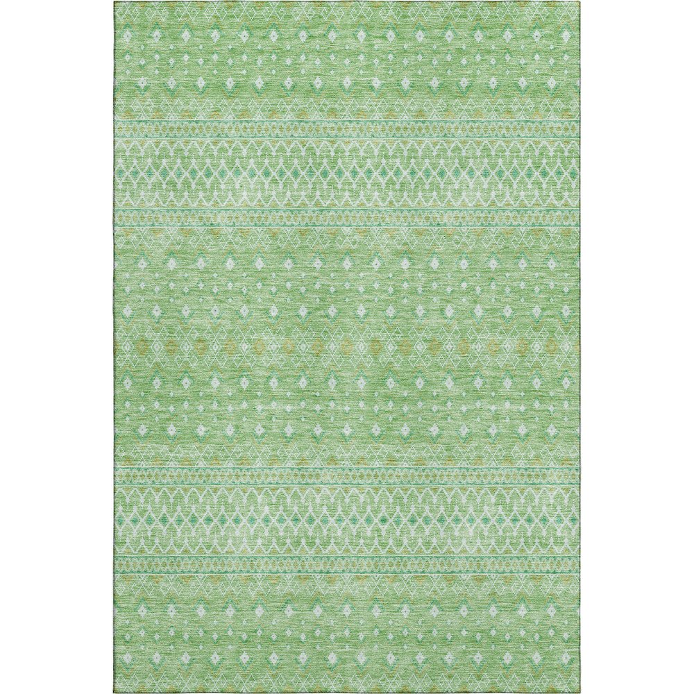 Premium Machine Washable Mayfield AMF709 Aloe 2'6" x 3'10" Rug. Picture 1