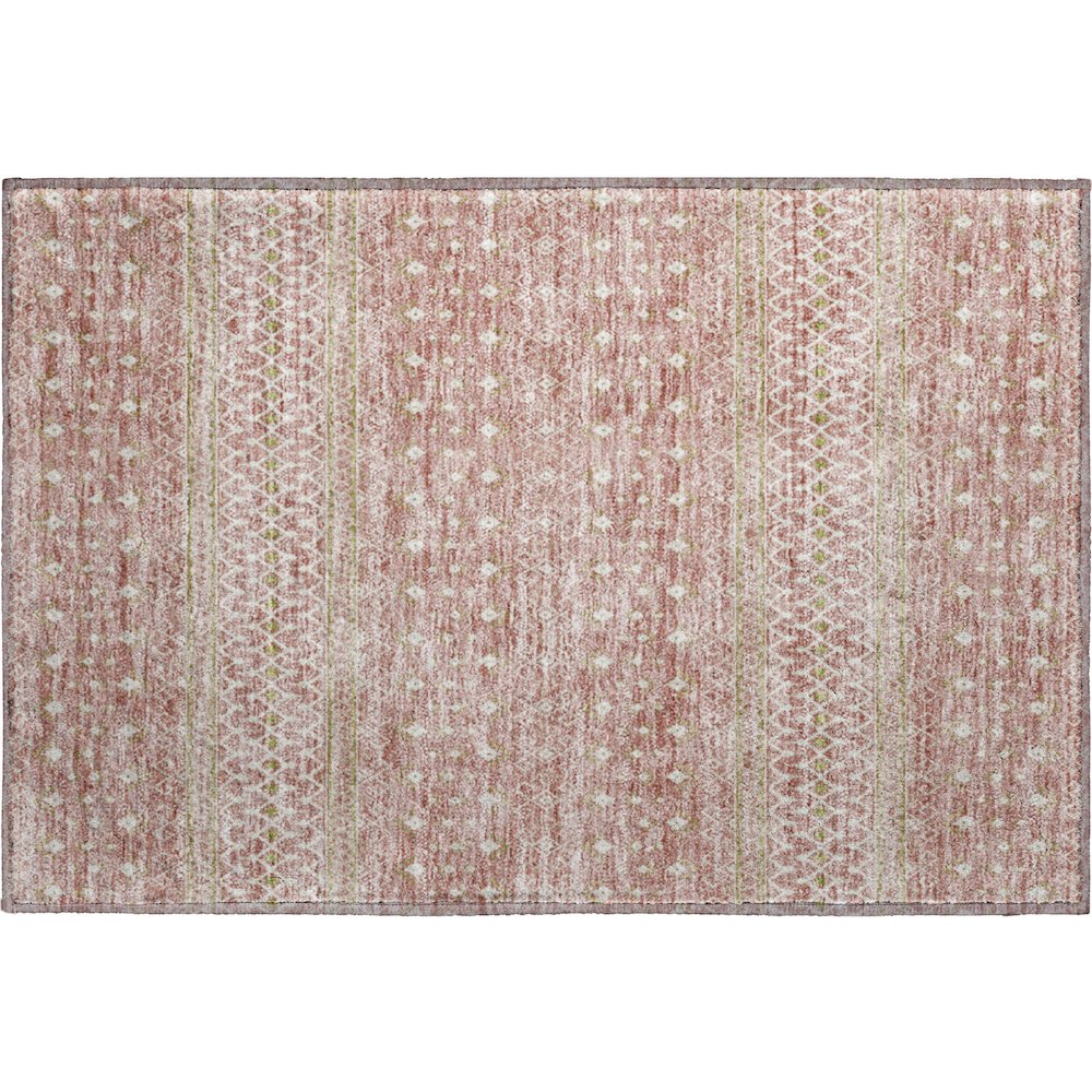 Premium Machine Washable Mayfield AMF709 Blush 1'8" x 2'6" Rug. Picture 1