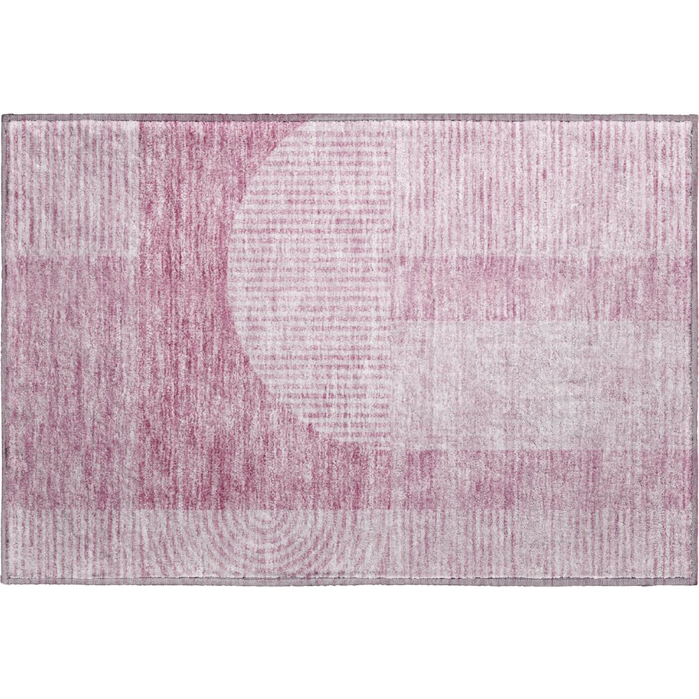 Premium Machine Washable Mayfield AMF711 Blush 1'8" x 2'6" Rug. Picture 1