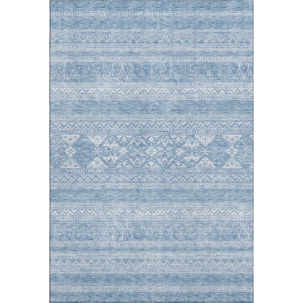 Premium Machine Washable Mayfield AMF714 Sky 2'6" x 3'10" Rug. Picture 1