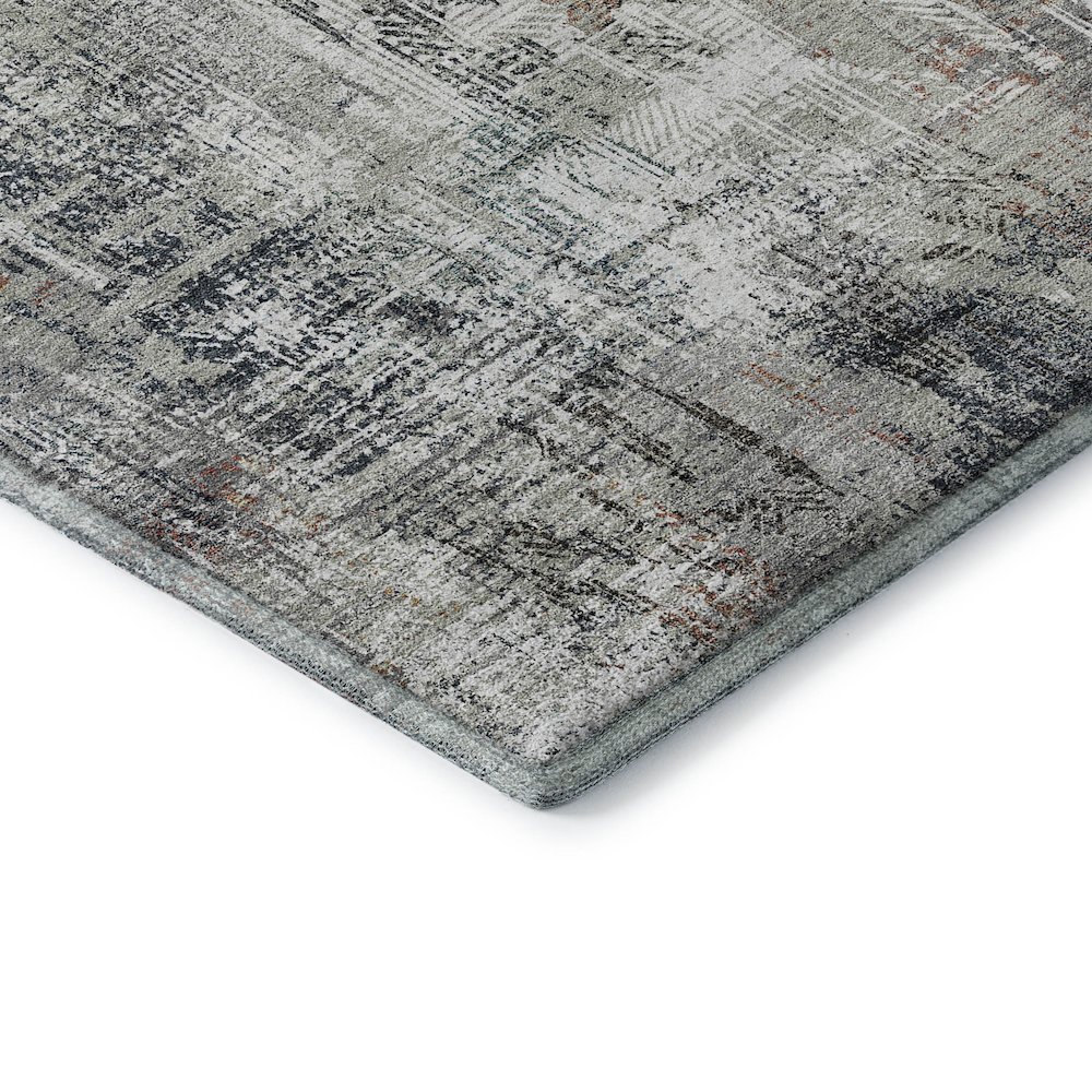 Premium Machine Washable Mayfield AMF725 Taupe 1'8" x 2'6" Rug. Picture 3