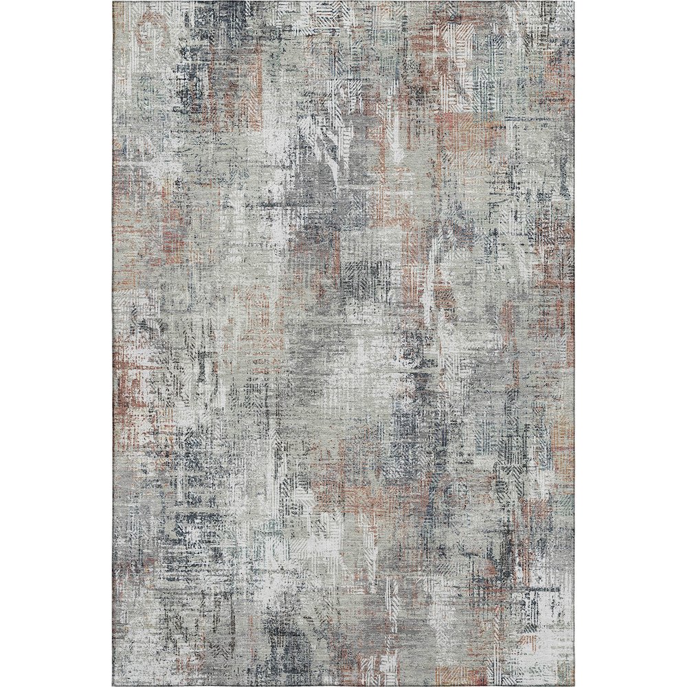 Premium Machine Washable Mayfield AMF725 Taupe 2'6" x 3'10" Rug. Picture 1