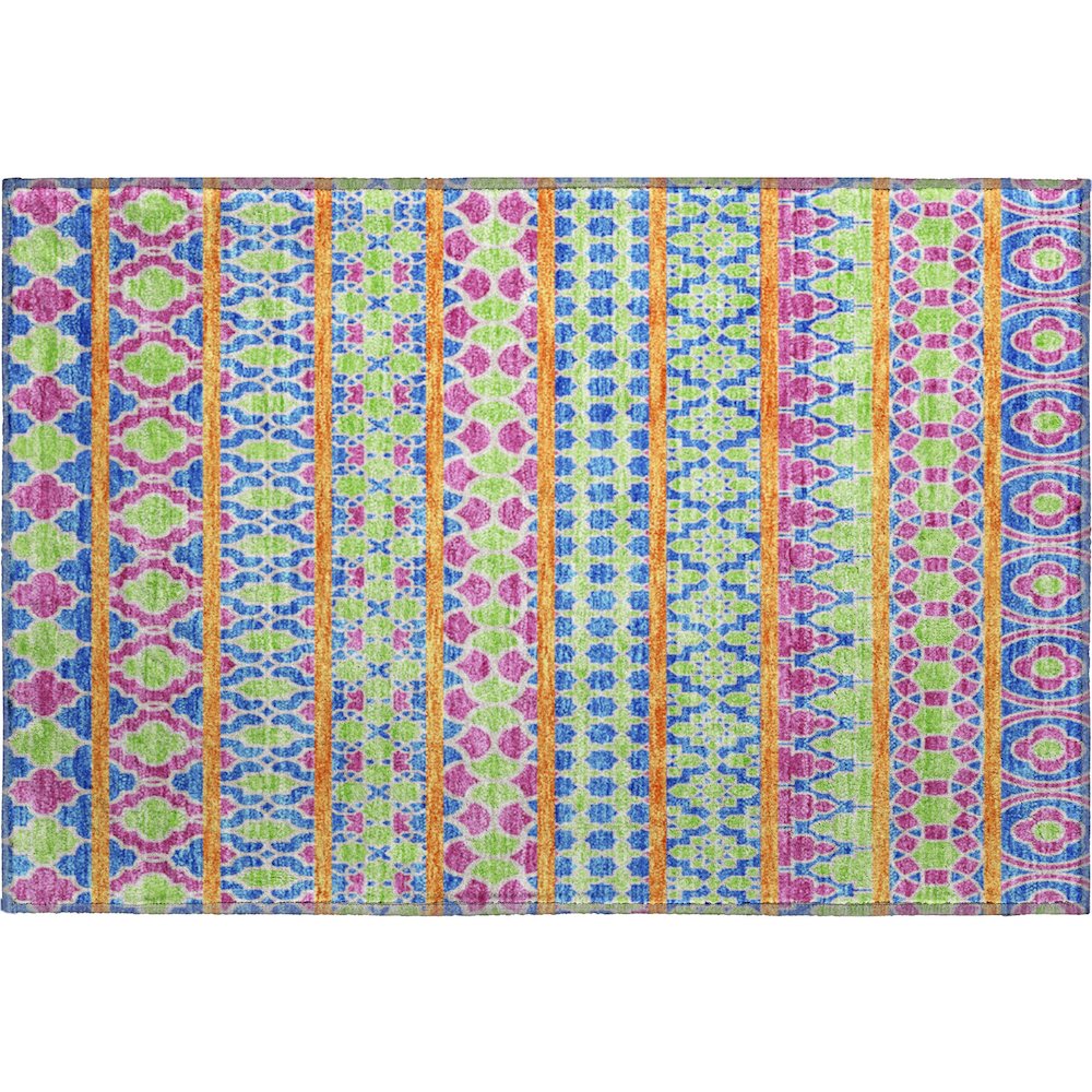 Premium Machine Washable Mayfield AMF726 Blush 1'8" x 2'6" Rug. Picture 1
