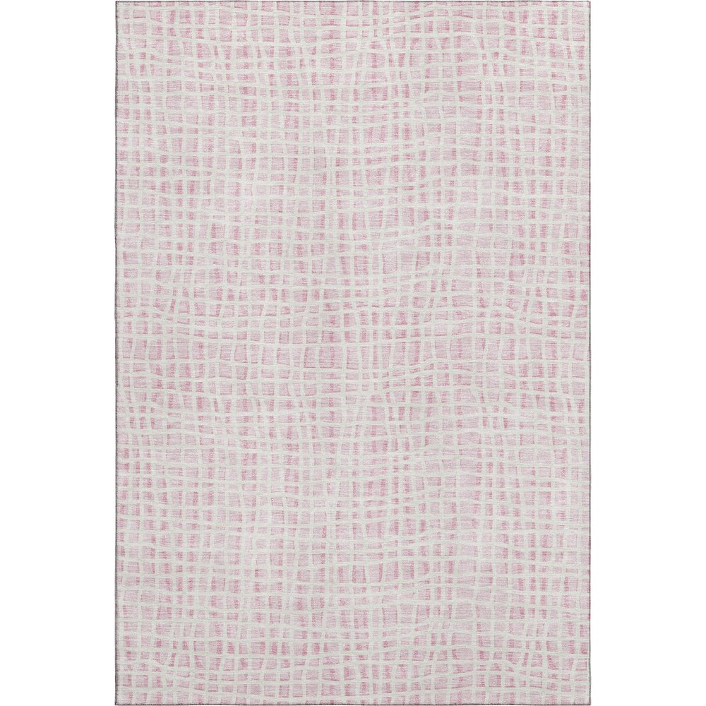 Premium Machine Washable Mayfield AMF729 Pink 2'6" x 3'10" Rug. Picture 1