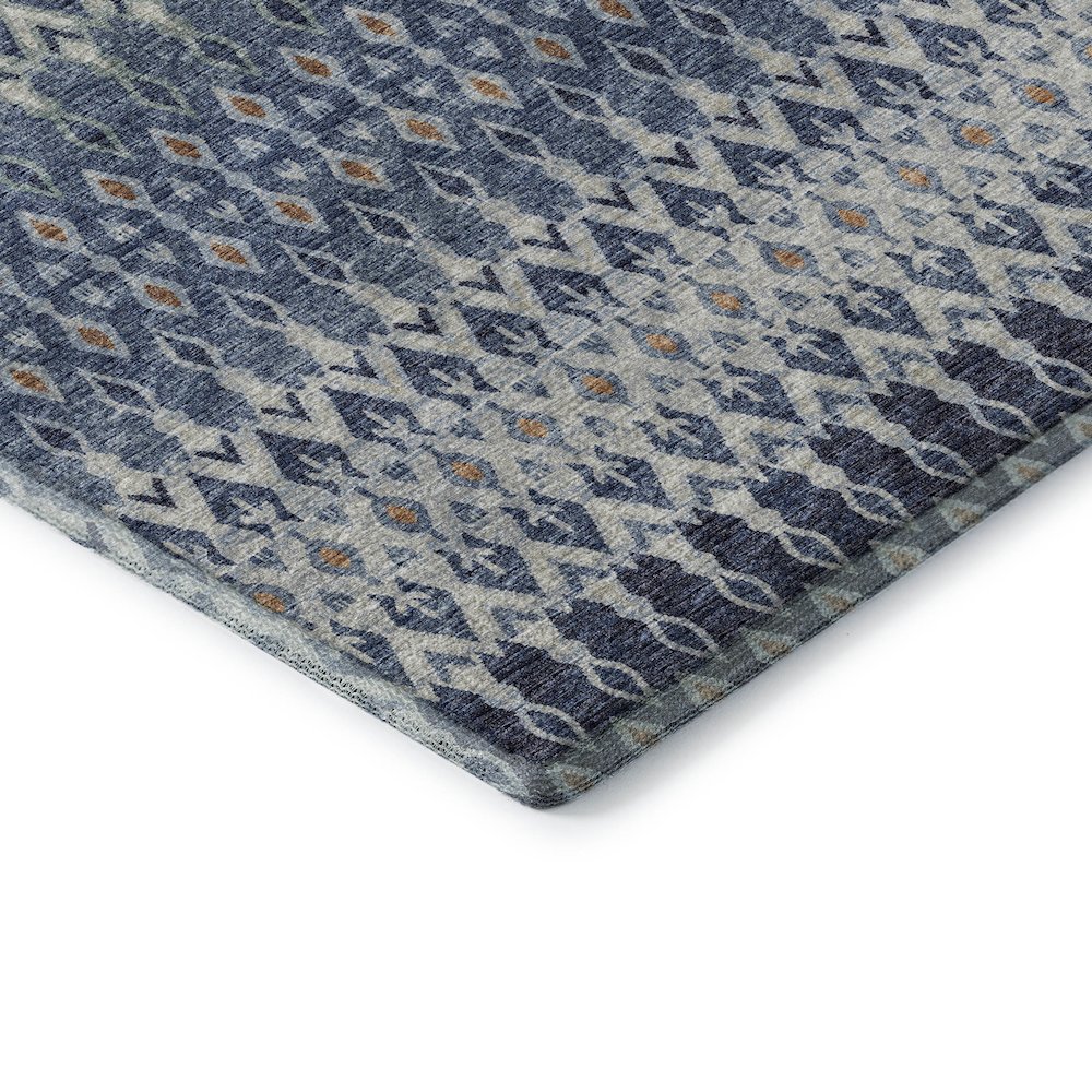 Premium Machine Washable Mayfield  Seaglass 1'8" x 2'6" Rug. Picture 3