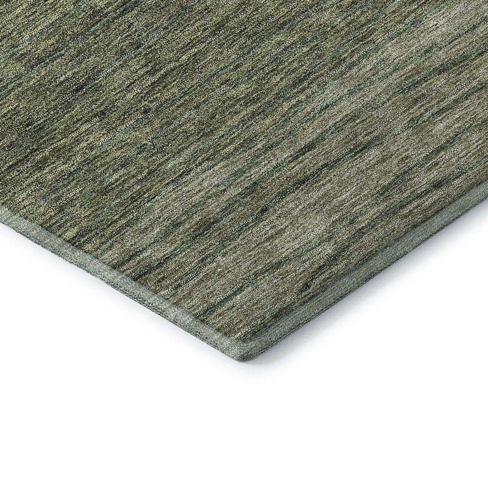 Premium Machine Washable Mayfield AMF735 Olive 1'8" x 2'6" Rug. Picture 3