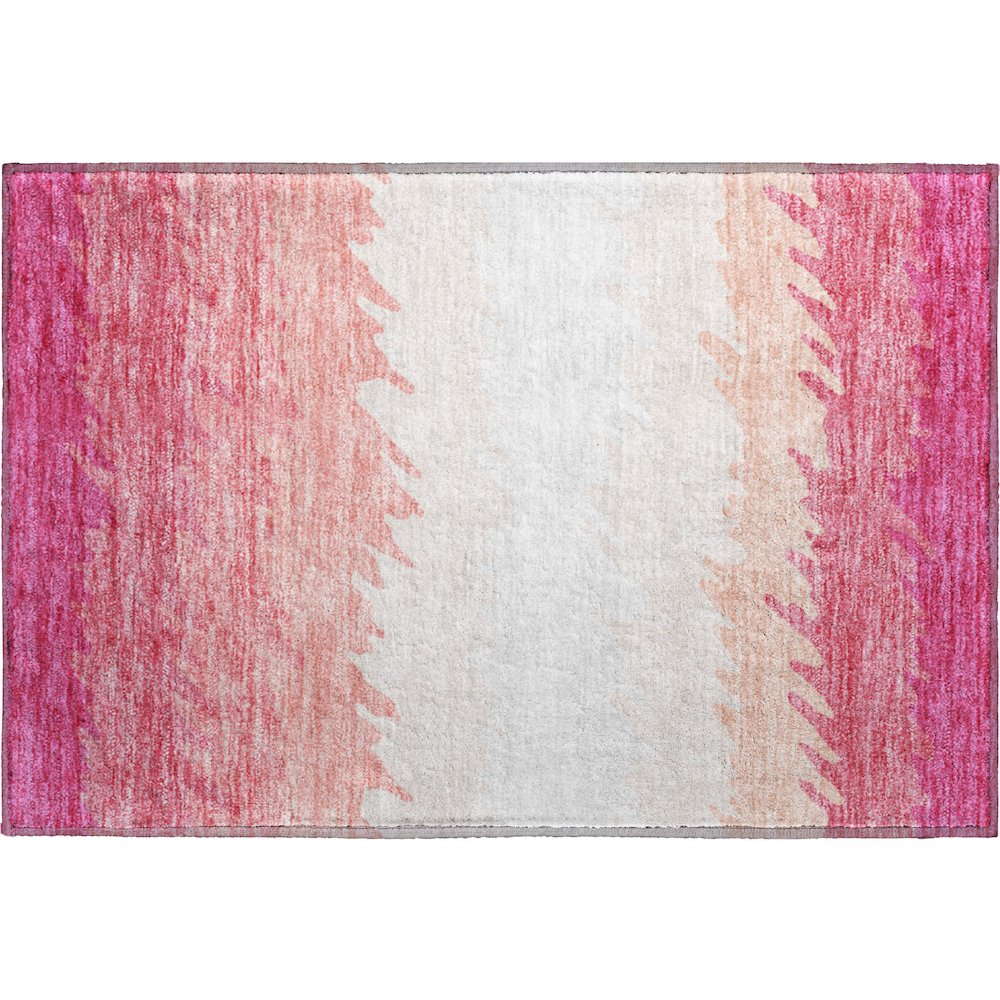 Premium Machine Washable Mayfield AMF736 Blush 1'8" x 2'6" Rug. Picture 1
