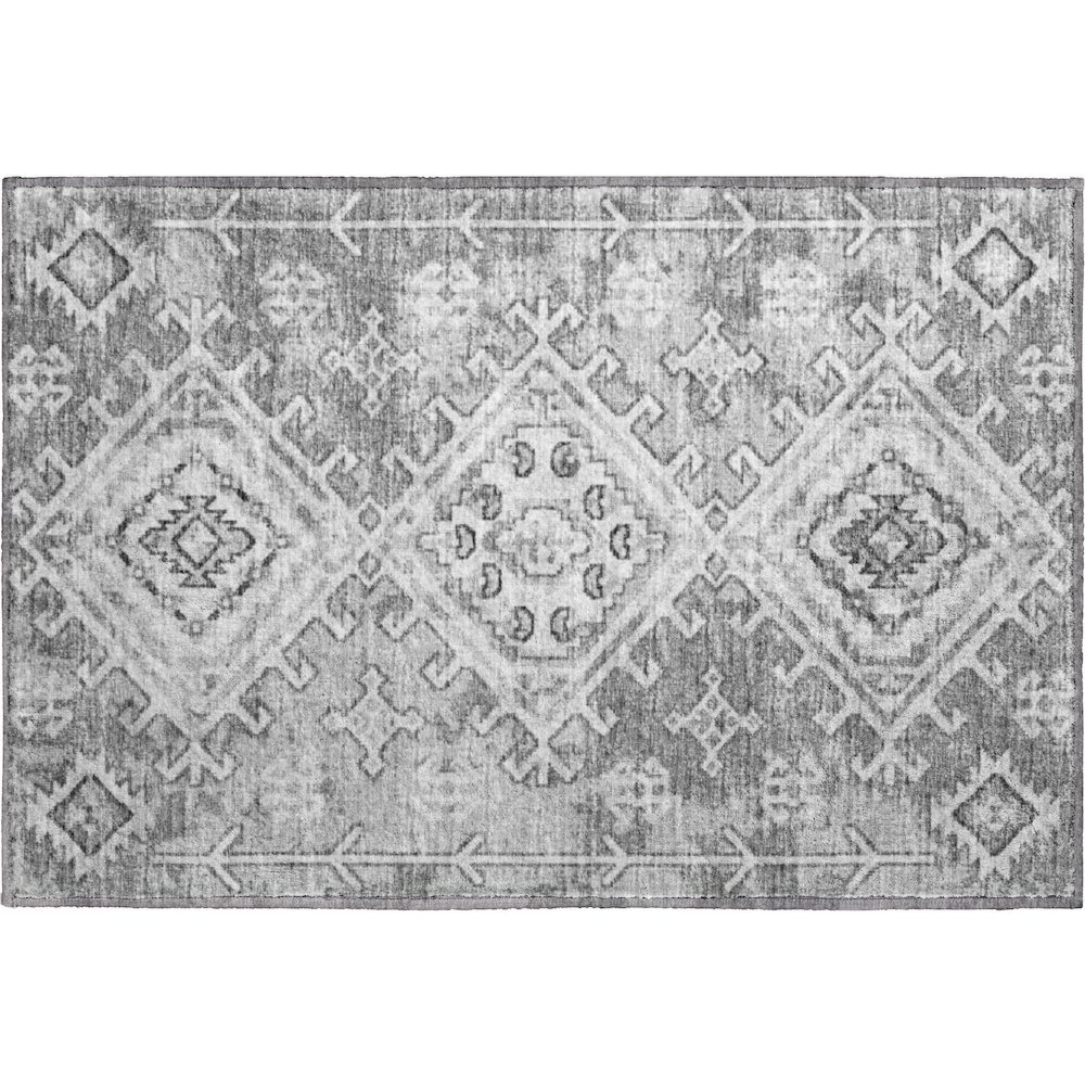 Premium Machine Washable Mayfield  Ash 1'8" x 2'6" Rug. Picture 1
