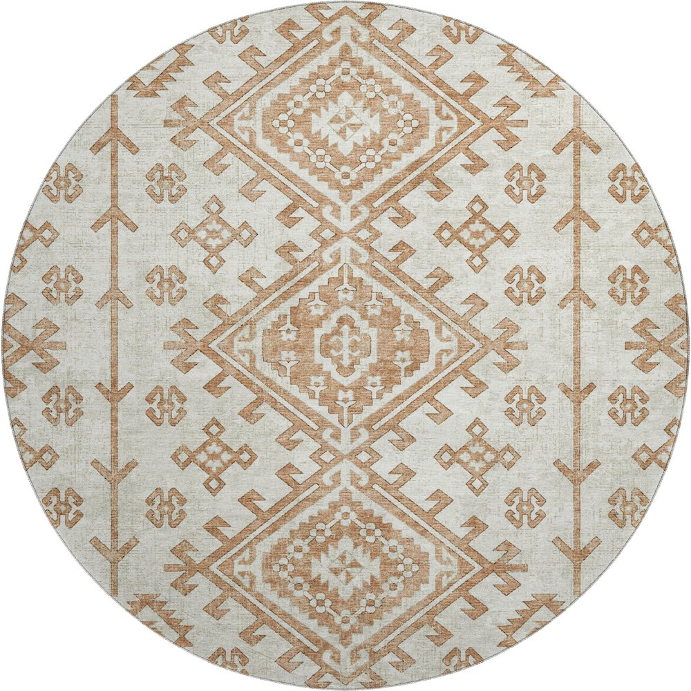 Premium Machine Washable Mayfield  Canyon 8' x 8' Round Rug. Picture 1