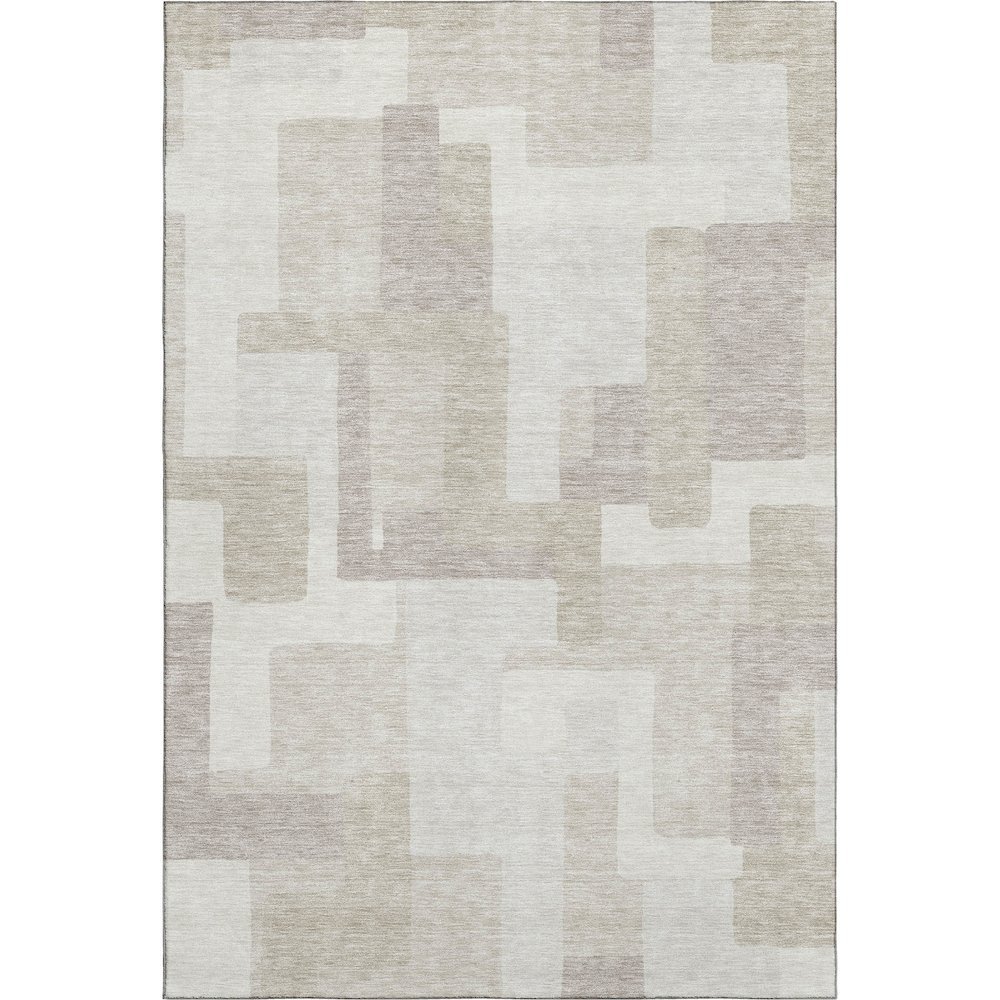 Premium Machine Washable Mayfield AMF740 Beige 2'6" x 3'10" Rug. Picture 1