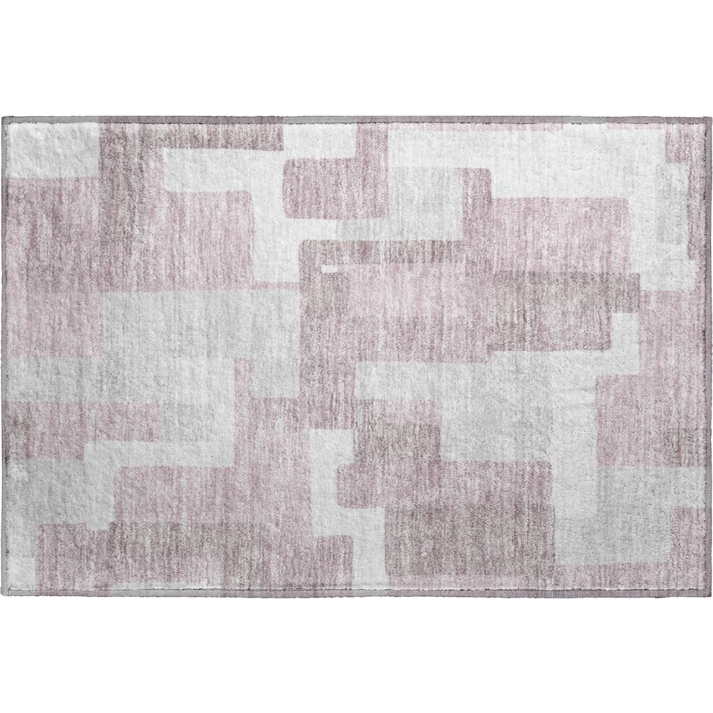 Premium Machine Washable Mayfield AMF740 Blush 1'8" x 2'6" Rug. Picture 1