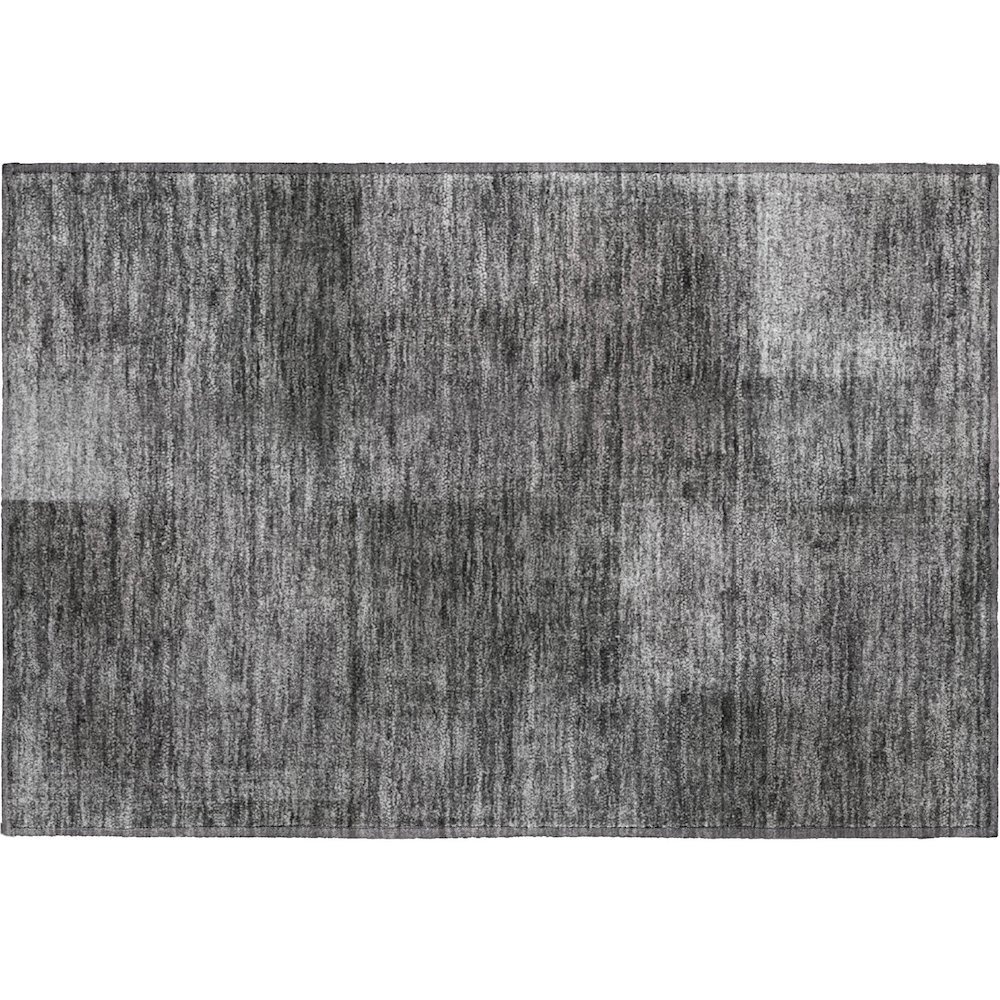 Premium Machine Washable Mayfield AMF742 Gray 1'8" x 2'6" Rug. Picture 1