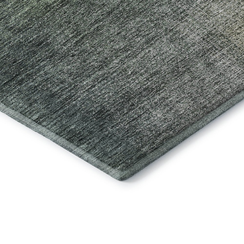 Premium Machine Washable Mayfield AMF742 Olive 1'8" x 2'6" Rug. Picture 3